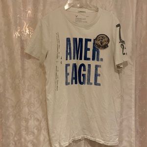 American Eagle Vintage Fit Logo w/Patch Shirt Adult Size Medium 💥